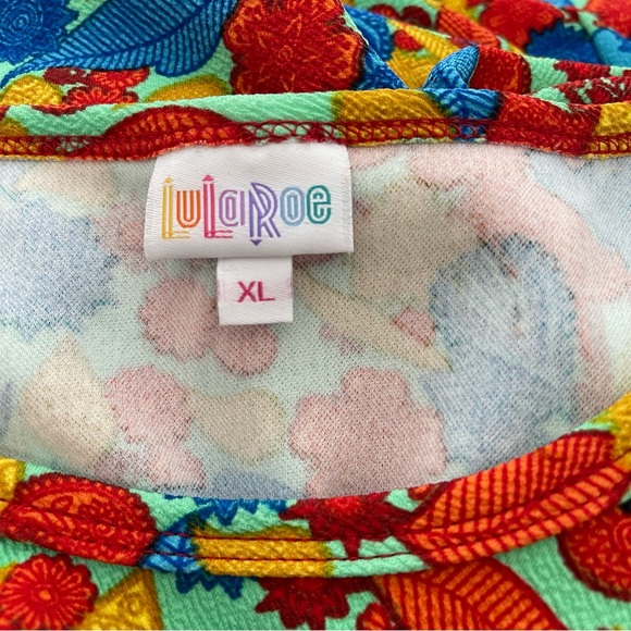 LuLaRoe Nicole Dress in “HOUSE OF HONG” Print NWT Size XL - Picture 7 of 11